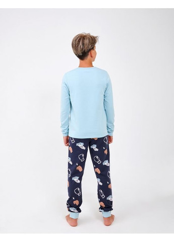 Блакитна піжама блакитний Smil