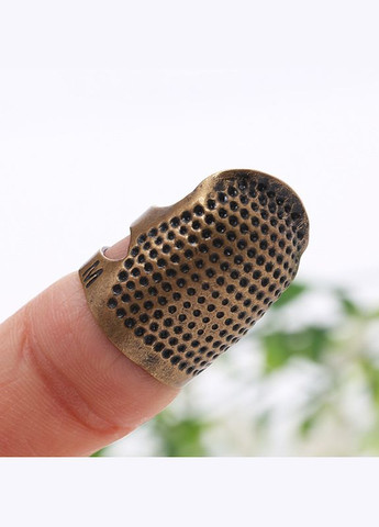 Наперсток регулируемый, металл, размер M, 25х18 мм, бронза No Brand (340486538)