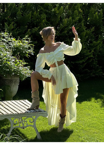 Жіночий костюм LIBERTY (блуза + спідниця) (mil501) milirud (365859992)