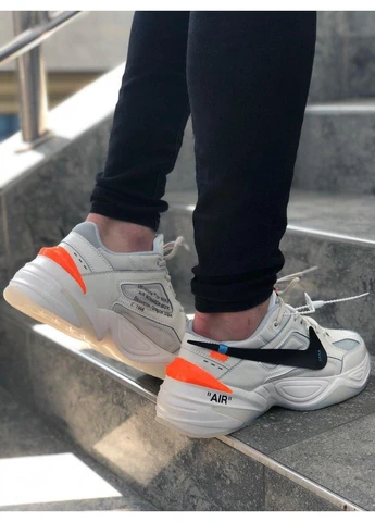 Белые демисезонные кроссовки мужские nike m2k tekno beige найк м2к текно белые No Brand