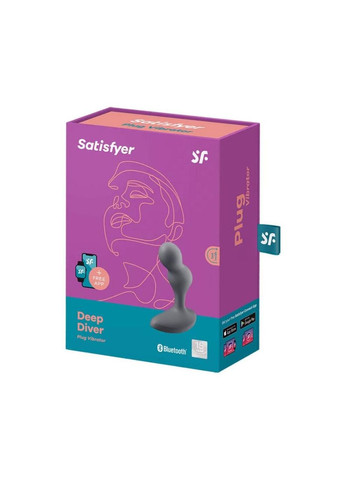 Смарт-массажер простаты Deep Diver Grey Satisfyer (303910229)