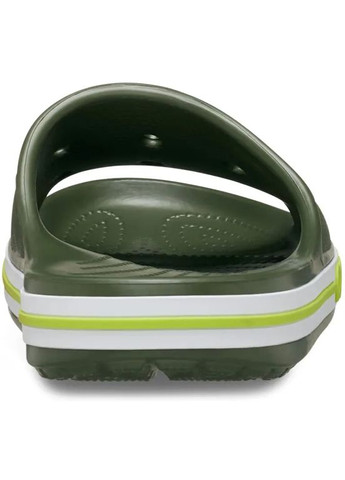 Темно-зеленые пляжные шлепанцы slide slate grey 205392 Crocs