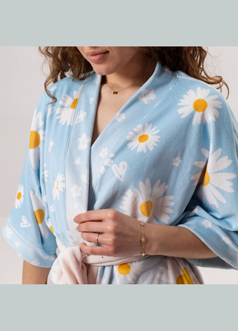 Халат жіночий з плюшевого велюру Ромашка 3435_S 16023 FlexDress (364493606)