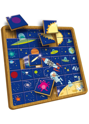 Ігровий набір LISCIANI GIOCHI LUDATTICA дерев'яний IN SPACE 49981 Liscianigiochi (305417702)