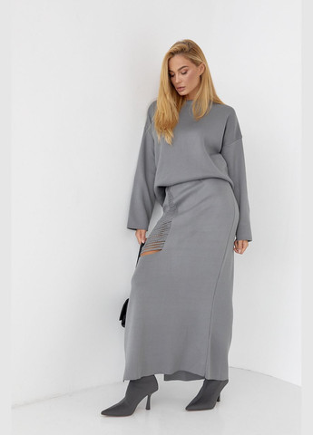 Жіночий спідничний костюм з оригінальним декором Liton (296658507)