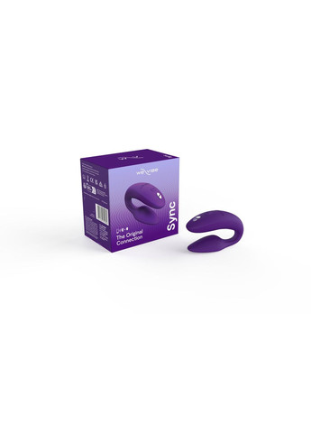 Смарт-вібратор для пар Sync 2 Purple, 10 віброрежимів, пульт ДК We-Vibe (296492129)