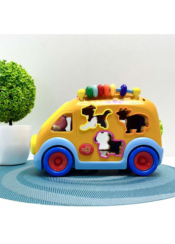 Автобус развивающий музыкальный сортер подсветка (988) Hola (355803921)