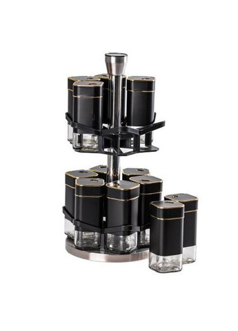 Набор для специй карусель на подставке 12 баночек по 120 мл HP531T1026HJ TS Kitchen (368767564)