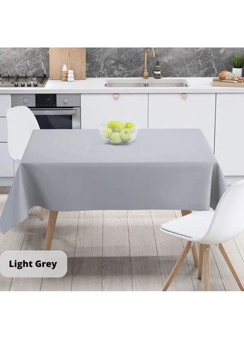 Водовідштовхуюча скатертина 150*200 см Світло-сіра (25850150200) ТЕП (364099890)
