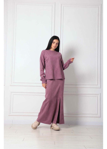 Лиловая праздничный однотонная юбка Ри Мари