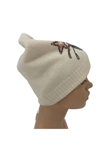 Шапка ст. 551E, молочный/стразы, 50 Trestelle (357204089)