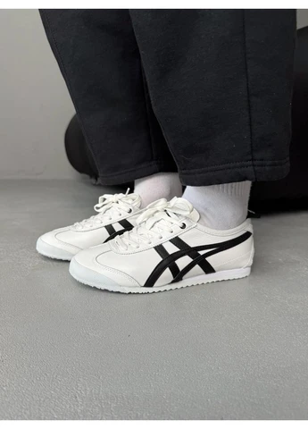 КРОСІВКИ ЖІНОЧІ ASICS ONITSUKA TIGER MEXICO WHITE BLACK АСІКС ОНІТСУКА БІЛІ No Brand білі демісезони (391006812)