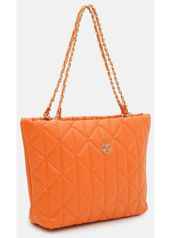 Сумка шоппер женская из экокожи на плечо большая Оранжевый 39120 Monsen (353302666)