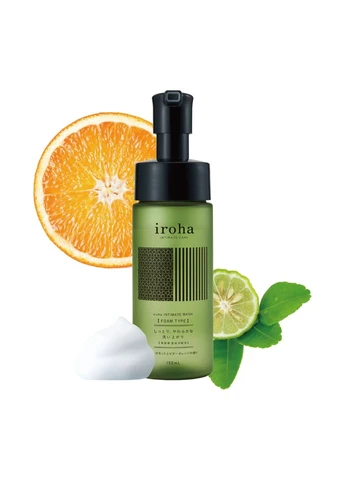 Пенка для интимного ухода Intimate Wash Foam Type Bergamot and Bitter Orange 150 мл Iroha (382336497)