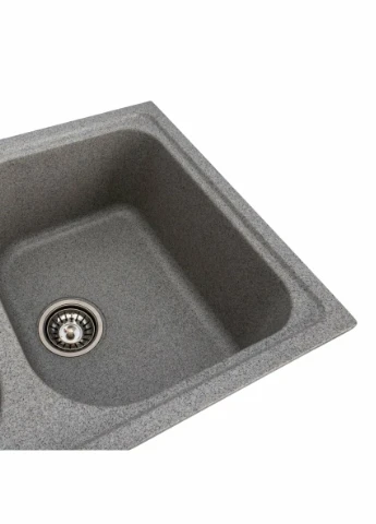 Гранітна мийка для кухні 7950 Equatoria матовий Platinum (336934438)
