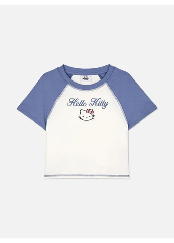 Топ лето,белый-синий с принтом, Primark (394985265)