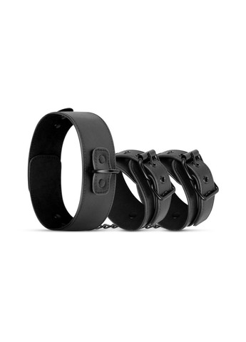 Наручники з нашийником Bedroom Fantasies: & Wrist Cuffs, чорні Collar (303891327)