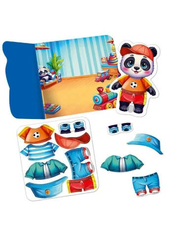 Игра развивающая с липучками "Панда" Vladi toys (386764572)