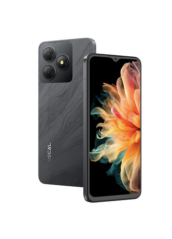 Смартфон Flat 2 4/128GB Phantom Black Oscal (372011879)