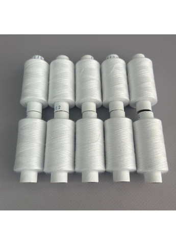 Набір білої нитки 50/2 100% поліестер 400 м Peri (364488754)
