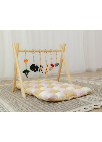 Мобіль підлоговий тренажер Монтессорі XRMASTER Сафарі з матрациком Лисенятко No Brand (350313833)