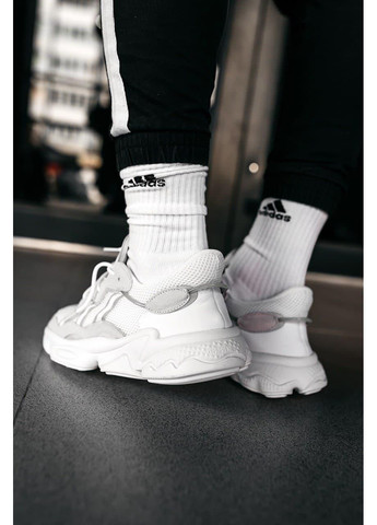 КРОССОВКИ ЖЕНСКИЕ ADIDAS OZWEEGO ADIPRENE PRIDE BEIGE WHITE 2 АДИДАС ОЗВИГО No Brand бежевые демисезоны (369387737)