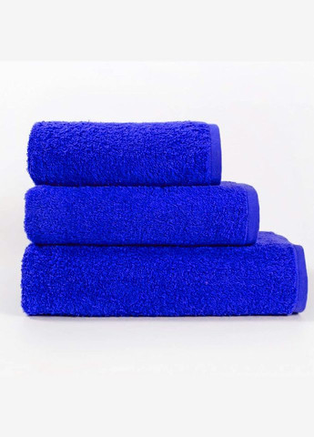 GM Textile набор махровых полотенец 3шт 40х70см, 50х90см, 70х140см 400г/м2 (синий) комбинированный производство -