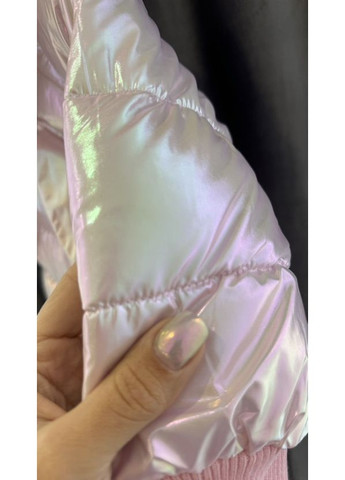 Рожева зимня дитяча зимова куртка довга плащ для дівчинки BabyStyle