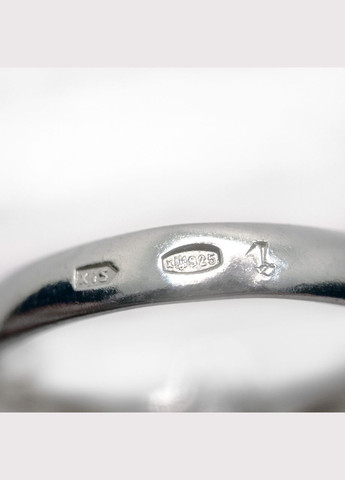 Каблучка розмір срібло 925° 2,37г. родій () AGNI 1872/9Р (338433456)