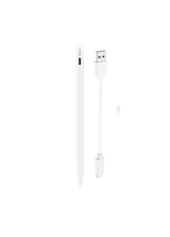 Стилус GM112 Intelligent anti-lost active capacitive pen with digital display pad dedicated White Hoco (340277750)