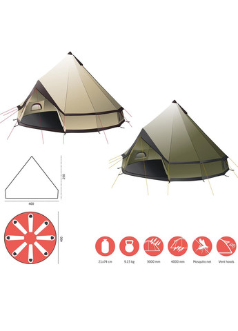 Палатка Indiana 8 Capulet Olive (330036) Grand Canyon (315936785)