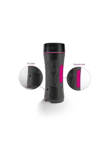 Мастурбатор-попка Mystim O(h) PUSH ME Anus, можна стискати та регулювати вакуум No Brand (366877943)