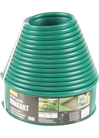 Бордюрна стрічка садова Aloft Компакт H105 10 м Зелена No Brand (360713840)