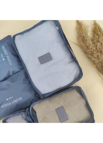 Комплект дорожніх органайзерів 6шт/уп Happy Travel No Brand (369394844)