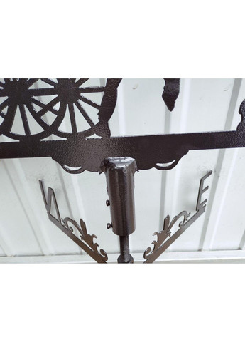 Флюгер Карета з металу 2 мм, флюгер на дах No Brand (368896369)