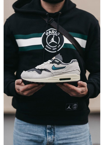 Бежевые демисезонные кроссовки мужские nike air max 1 protection pack найк аир макс No Brand