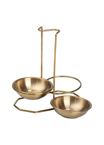 Вертикальная подставка для половника или ложек 20×12.5×19.5 см из нержавеющей стали Золото HP-19-14 Jooki (358705837)