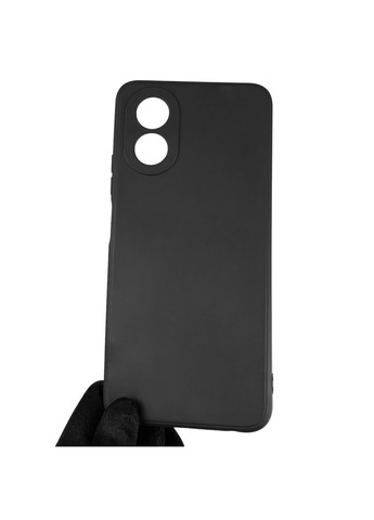 Чехол для A18 4G (CPH2591) с квадратными гранями с защитой камеры на оппо а18 чёрный Oppo (366019049)