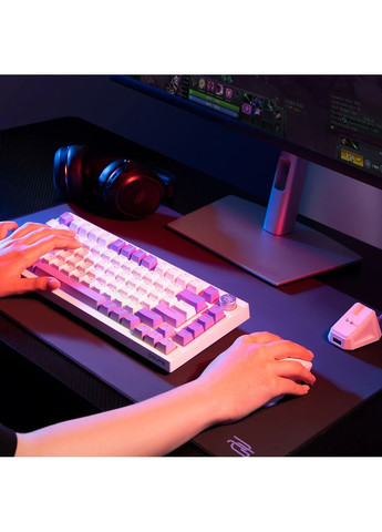 Клавіатура ігрова Coupe Bluetooth/Wireless Ukraine Layout White Proove (360412443)