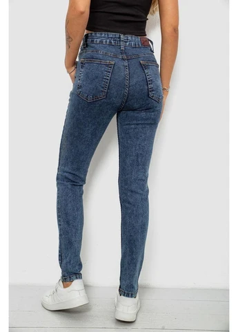 Джинси жіночі однотонні Skinny, колір синій, 244R1268 Ager - (398266256)