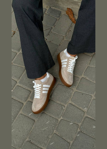 Бежеві жіночі трендові кеди (1948) No Brand