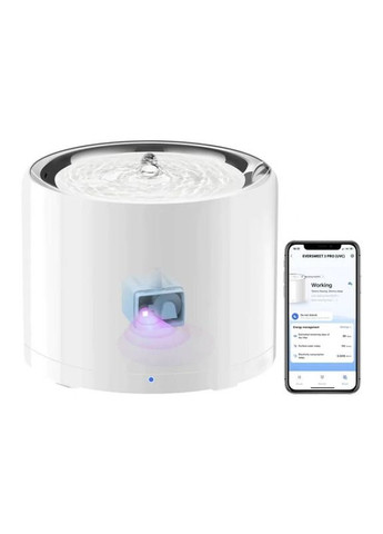 Смарт-поїлка Eversweet 3 Pro Water Fountain White (P4108) PETKIT (370615438)