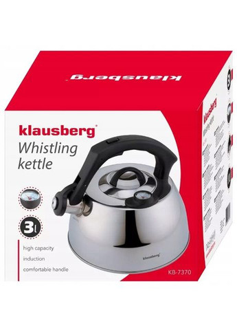 Чайник 3 літри з термометром для капінгу кави (R-300540-VS) Klausberg (303348087)