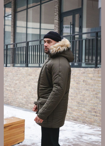 Парка зимова чоловіча "HotWint" хакі Intruder (308021359)