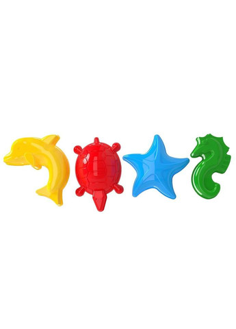 Игрушка "Морские животные" ТехноК 2421TXK формочки для песка No Brand (330601099)