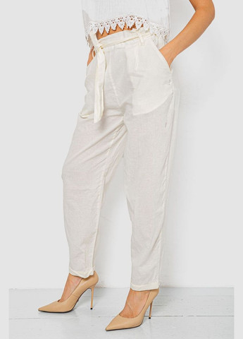 Штани жіночі літні на манжеті, колір молочний, Ager (315317596)