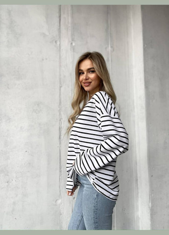 Лонгслив Оверсайз Турецька Двонитка No Brand (317638182)