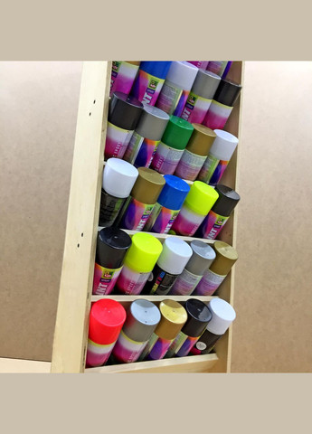 Органайзер для аэрозольных красок из дерева Фалькон бланже (АРК-000201) No Brand (328908968)