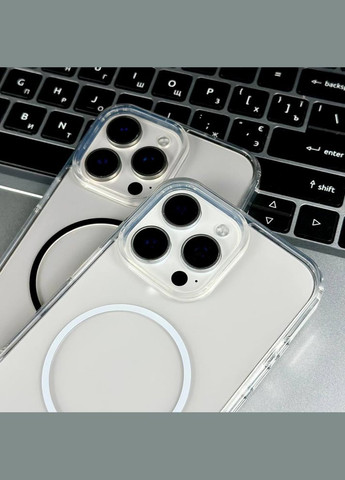 Прозорий чохол NEW Clear Case with MagSafe для iPhone 16 Pro Black No Brand (333654222)