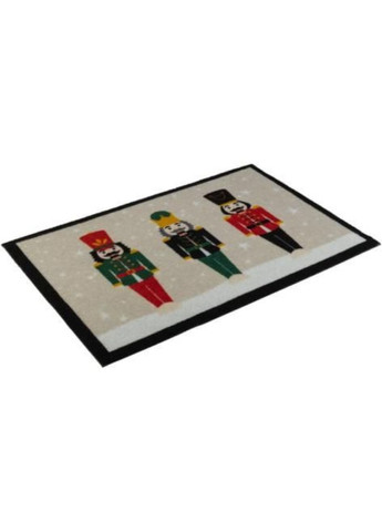 Новорічний придверний килимок Лускунчик 40 х 60 см брудозахисний Livarno home (362495596)